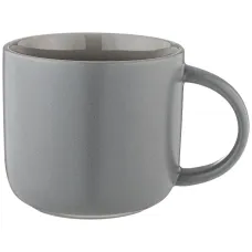 Кружка Velour 440 мл темно-серая - Bronco 4 штуки