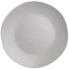 Тарелка обеденная shadow 26.5 см светло-серая - Bronco 4 штуки