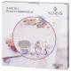 Тарелка подстановочная Лавандовая весна 26x26 см высота=3 см – Agness