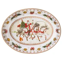 Блюдо тройка овальное 25*19,5*4,5 см белое – Lefard