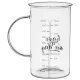 Мерный стакан 450 мл d=8.3 см (без ручки) d=12.3 см (с ручкой) h=13.8 см - Agness