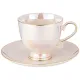 Фарфоровый чайный сервиз на 6 персон 14 предметов pearl 190 мл - Lefard