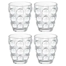 Набор стаканов Bubbles 4 штуки/280 мл - Lefard