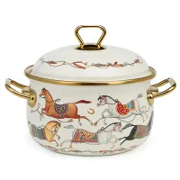 Кастрюля эмалированная с крышкой, серия Passage, 2.8 л, 18 см – Lefard