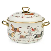 Кастрюля эмалированная с крышкой, серия Passage, 4.8 л, 22 см – Lefard