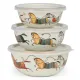 Набор мисок эмалированных с пластиковыми крышками, серия Passage, 6 пр. 14/16/18 см, 0,6/0,9/1,3 л – Lefard