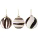 Набор шаров из 3 штук коллекция новогодняя ночь диаметр=8 см - Lefard