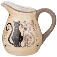 Кувшин Парижские коты 18*13 см, высота 16.5 см, объем 1.15 л – Agness