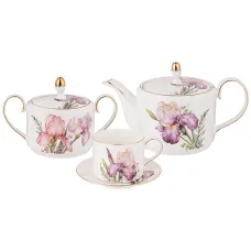 Фарфоровый чайный сервиз на 6 персон 14 предметов iris - Lefard