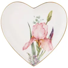Тарелка - сердце irises 15*2 см - Lefard
