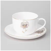 Чайная пара Inspiration Золотой цветок 380 мл – Lefard