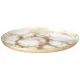Тарелка обеденная white marble диаметр 28 см, высота 2 cм - Bronco
