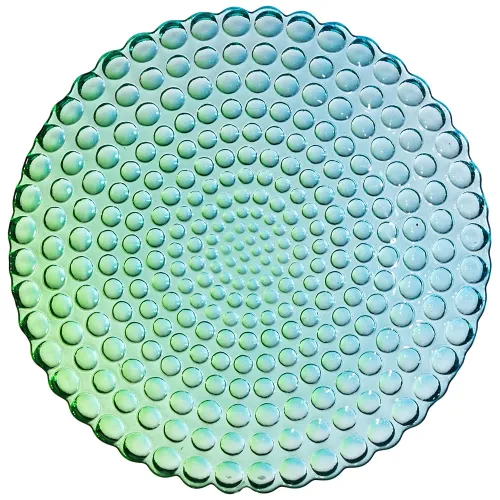 Тарелка обеденная bubble colors диаметр 24.5 cм, высота 3 cм - Bronco