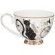Фарфоровый чайный набор на 2 персоны 4 предмета парижские коты 250 мл - Lefard