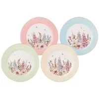 Набор тарелок закусочных Дворцовый Парк 4 штуки 20.5 см микс – Lefard