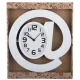 Часы настенные кварцевые собачка диаметр=30 см цвет: белый циферблат 17х12 см - Lefard
