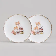 Набор тарелок закусочных Лучшие друзья, 2 штуки, 20.5 см – Lefard