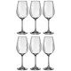 Набор бокалов для вина из 6 штук waterfall 450 мл - Crystalex