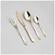 Набор столовых приборов Senso 16 предметов, сталь 18/10, PVD покрытие, цвет: шампань - Agness