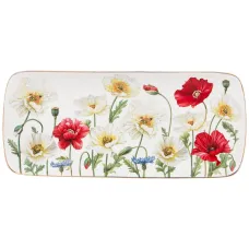 Блюдо прямоугольное Маки 30,5 см – Lefard