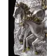 Панно лошади серебро 85*120 см - Lefard