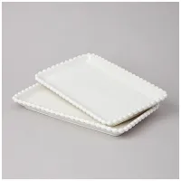 Набор блюд Pearl прямоугольных 2 штуки 25*14,5*2,5 см – Lefard