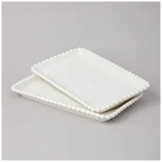 Набор блюд Pearl прямоугольных 2 штуки 25*14,5*2,5 см – Lefard