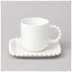 Фарфоровый чайный набор на 4 персоны, 8 предметов, Pearl, 7,5*10,5*8 см, 220 мл – Lefard