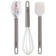 Набор: венчик, лопатка, кисточка 3 предмета, серия Family Farm - Agness