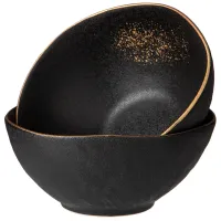 Набор салатников Midnight Gold 2 штуки 15*6,5 см 500 мл - Bronco