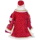 Кукла мягконабивная дед мороз царский красный высота=50 см в упаковке