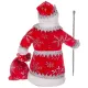 Кукла дед мороз красный высота=40 см в упаковке