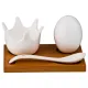 Набор для завтрака native 3 предмета: подставка д/яйца+солонка+ложка на подставке 11.5*8 см высота=6.5 см - Lefard