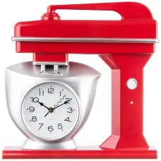 Часы настенные кварцевые chef kitchen 39 см цвет: красный - Lefard