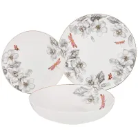 Набор посуды обеденный на 4 персоны, 12 предметов, Райские яблочки – Lefard