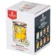 Емкость для сыпучих продуктов прованс лимоны 850 мл боросиликатное стекло 10*13 см - Agness