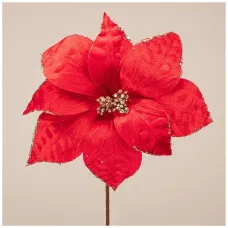 Цветок искусственный пуансетия 25*30 см - Lefard