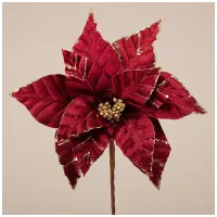 Цветок искусственный Пуансетия, диаметр 30 см - Lefard
