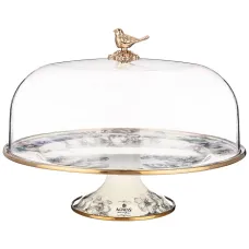 Тортовница с крышкой Серия Яблоневый сад, диаметр 30 см – Agness