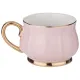 Фарфоровый кофейный набор на 6 персон, 12 предметов, Пинк, 95 мл – Lefard
