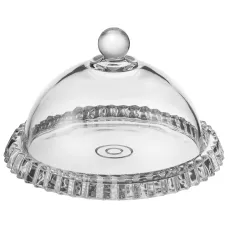 Блюдо сервировочное Crystality с крышкой, 20*12 см – Lefard