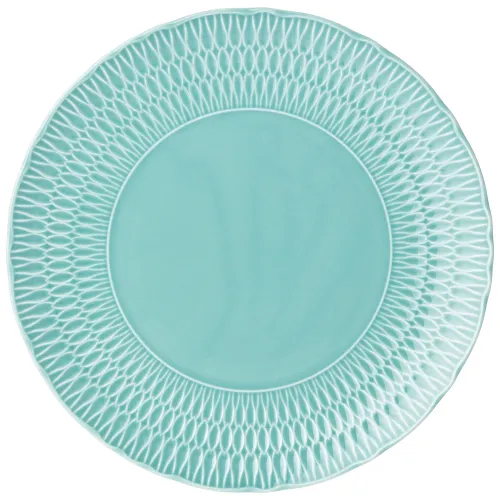Тарелка обеденная софия голубая 28 см - Cmielow