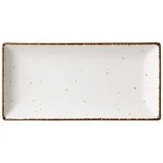 Блюдо Nature прямоугольное 27*13,5*3 см - Bronco 4 штуки