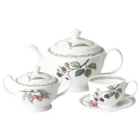Фарфоровый чайный сервиз на 6 персон, 14 предметов, Fruit Garden - Lefard
