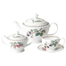 Фарфоровый чайный сервиз на 6 персон, 14 предметов, Fruit Garden - Lefard
