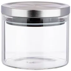 Емкость для сыпучих продуктов монблан 520 мл боросиликатное стекло 10*8.7 см - Agness