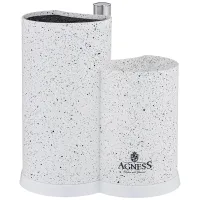 Подставка для ножей универсальная с держателем для полотенец, высота: 25*22*16 см – Agness