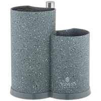 Подставка для ножей универсальная с держателем для полотенец, высота: 25*22*16 см – Agness