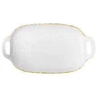 Поднос Charm 46,5*26*5,5 см (с золотой линией) - Lefard