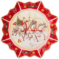 Блюдо Тройка 26х4 см красное – Lefard